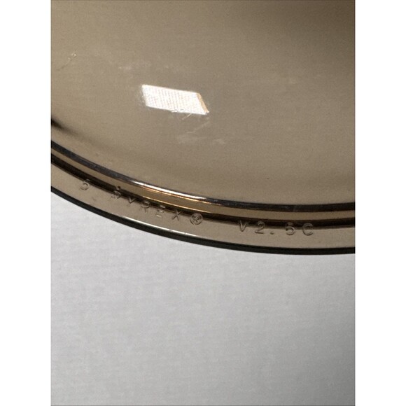 Vintage Vision Ware Corning Replacement Lid  V-2.5-C Pyrex Amber Round 8.5 inch - Picture 3 of 7